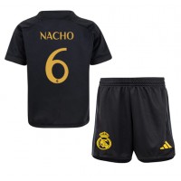 Billiga Real Madrid Nacho #6 Barnkläder Tredje fotbollskläder till baby 2023-24 Kortärmad (+ Korta byxor)